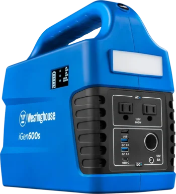 Westinghouse iGen600s Portable Power Station 600W 592Wh News.