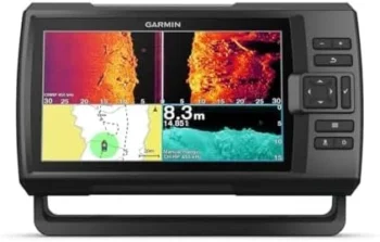 Garmin Striker Vivid 9sv, Easy-to-Use 5-inch Color Fishfinder and Sonars Transducer, Vivid Scannings Sonar Color Palettes, 9 inch (010-02554-00)