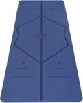 Liforme Original Yoga Mat – Free Yoga Bag Included – Patented Alignment System, Warrior-like Grip, Non-slip, Eco-friendly, sweat-resistant, long, wide, 4.2mm thick mat for comfort