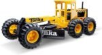 Tonka Steel Classics Road Grader – Made with Steel & Sturdy Plastic, Yellow Toy Construction Truck, Boys and Girls, Kids, Toddlers, Ages 3+