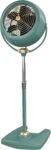 Vornado VFAN™ Sr. Pedestal Vintage Fan, Retro Metal, Standing Air Circulator for Cooling & Decor, 3 Speeds, Adjustable Tilt, Adjustable Height, Durable Pedestal Fan for Bedroom & Home, Green