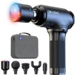 BOB AND BRAD T2 Pro Massage Gun with Heat and Cold, Deep Tissue Percussion Massager Gun for Pain Relief, Muscle Massager, HSA Electric Back Massagers for Professional Athletes FSA Eligible