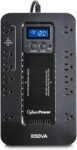 CyberPower EC850LCD Ecologic UPS Battery Backup and Surge Protector, 850VA/510W, 12 Outlets, ECO Mode, Compact, UL Certified