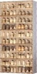 ANTBOX Portable Shoe Rack Organizer for Closet Entryway, Stackable Sneaker Storage Shoe Cabinet with Magnetic Clear Door, Large Plastic Storage containers Bins with Lids 10 Tiers 40 Pairs