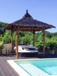 Gazébo en bambou convivialité "LOUNGE