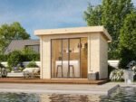 Studio de jardin en bois Lydia Baie Coulissante