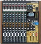 Tascam Model 12 All-in-One 12-track Digital Multitrack Mixings and Recording Studio, Mixer, USB Audio Interface and DAW Controllers
