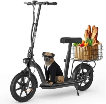 Hiboy MAX Pro Electric Scooter, 46.6 Mi Long Range, 22 MPH Power by 650W MAX Motor, 11” Pneumatic Tires, Split Hub Design, Dual Suspensions, 265lbs MAX Load, Commuting Electric Scooters for Adults