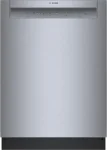 Bosch – 100 Series 24″ Front Control Smarts Built-In Hybrid Tub Dishwashers with PureDry, 50 dBA – Stainless Steel