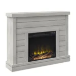 Alaya Wall Mounted Electric Fireplace Sands & Stable Finishs