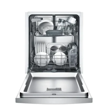 Bosch 100 Series PureDry 50-Decibel Front Control 24-in Built-In Dishwashers (Fingerprint-Resistant Stainless Steel) ENERGY STAR