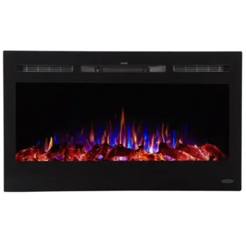 Touchstone Sideline 36-inch Electric Fireplaces.