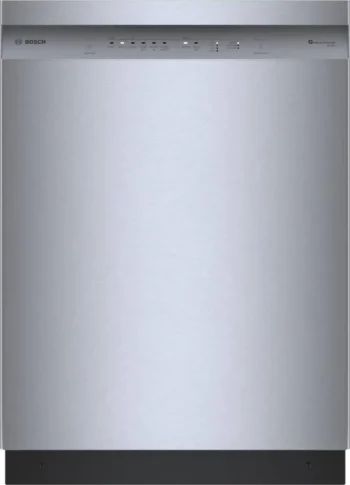 Bosch SHE41CM5N 300 Series 24″ Dishwashers 48 db – Recessed Handle, Stainless Steels