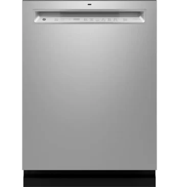 GE – 24″ Front Control Built-In Tub Dishwashers with 3rd Rack, Sanitize Cycle and 47 dBA – Stainless Steels