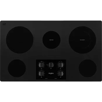 Whirlpool 36-Inch Electric Ceramic Glass Cooktops WCE55US6HB