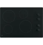 GE 30″ Built-In Knob Control Electric Cooktops JP3030DWBB