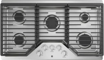 GE 36-Inch Built-in Gas Cooktops JGP5036SLSS