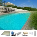 Piscine en kit polystyrène, 4 x 3 x 1,5m, échelle - kit de base â Couleur du liner: Beige/Sable | Épaisseur du liner: 0,90 mm