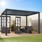 Pergola bioclimatique autoportante Prima 4 x 3 m
