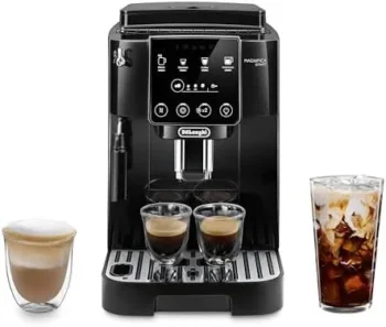 De’Longhi Magnifica Start Automatic Espresso Machine with Manual Milk Frother & Built in Grinder – 3 One-Touch Recipes, Easy-to-Clean, Home Barista Coffee Maker for Lattes, Cappuccino, Iced Coffees