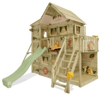 Cabane sur pilotis Disney ArtHouse avec toboggan