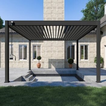 Pergola bioclimatique autoportante