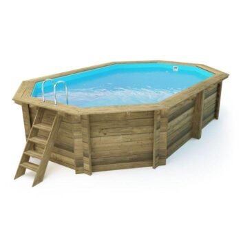 OOGarden Piscine bois MANAIA 120 4,90 x 3 x 1,20m