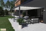 Ombréa Pergola bioclimatique adossée 4x6M