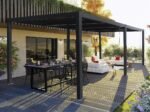 Dancover Pergola tonnelle de jardin bioclimatique San Pablo Alu+