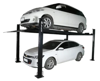 APlusLift HW-8S 8000LB 4-Posts Portable Storage Service Car Lift / 3 Year Warranty