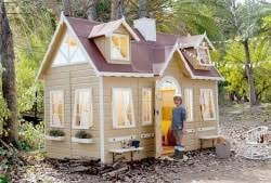 Grande cabane en bois pour enfants Paris – 335x175x260 cm – Casas Green House